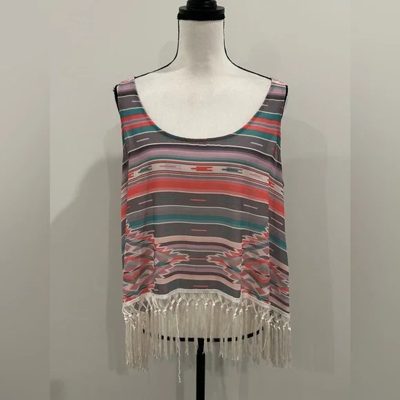 Xhilaration Southwestern Style Tank Top - Picture 2 of 4